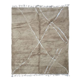Contemporary Moroccan Wool Rug - 9.7 X 8.3 Ft For Sale