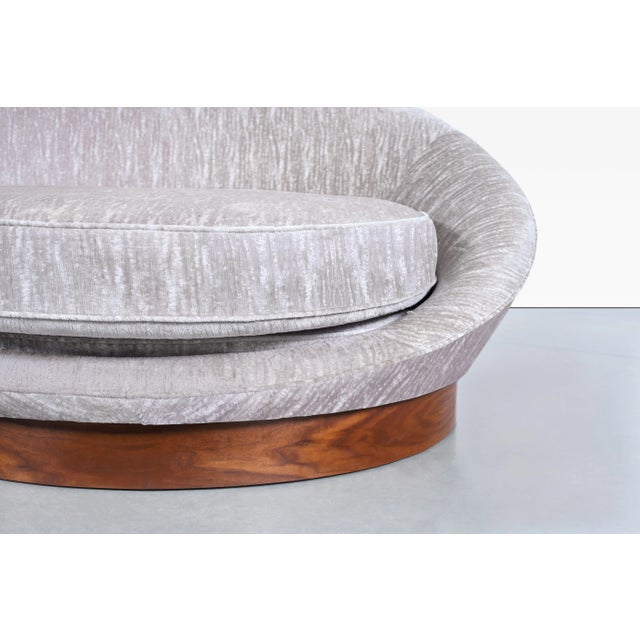 1970s Mid-Century Modern Oversized Walnut Satellite Lounge Chair by Milo Baughman For Sale - Image 5 of 10