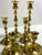 English 1980s Brass Candlesticks- Set of 6 For Sale - Image 3 of 10