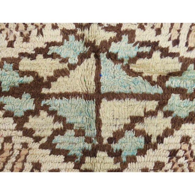 1960s Vintage Moroccan Boujad Rug - 5′10″ × 10′5″ For Sale - Image 6 of 9