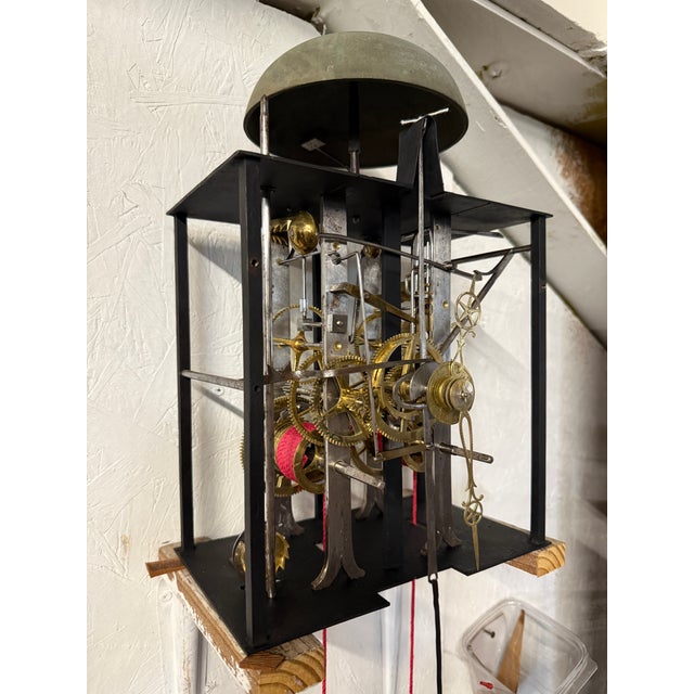 A Late 19th Century Morbier Works for a Tall Case Clock From Jobert Horloger at St Laurent Mâcon For Sale - Image 15 of 15