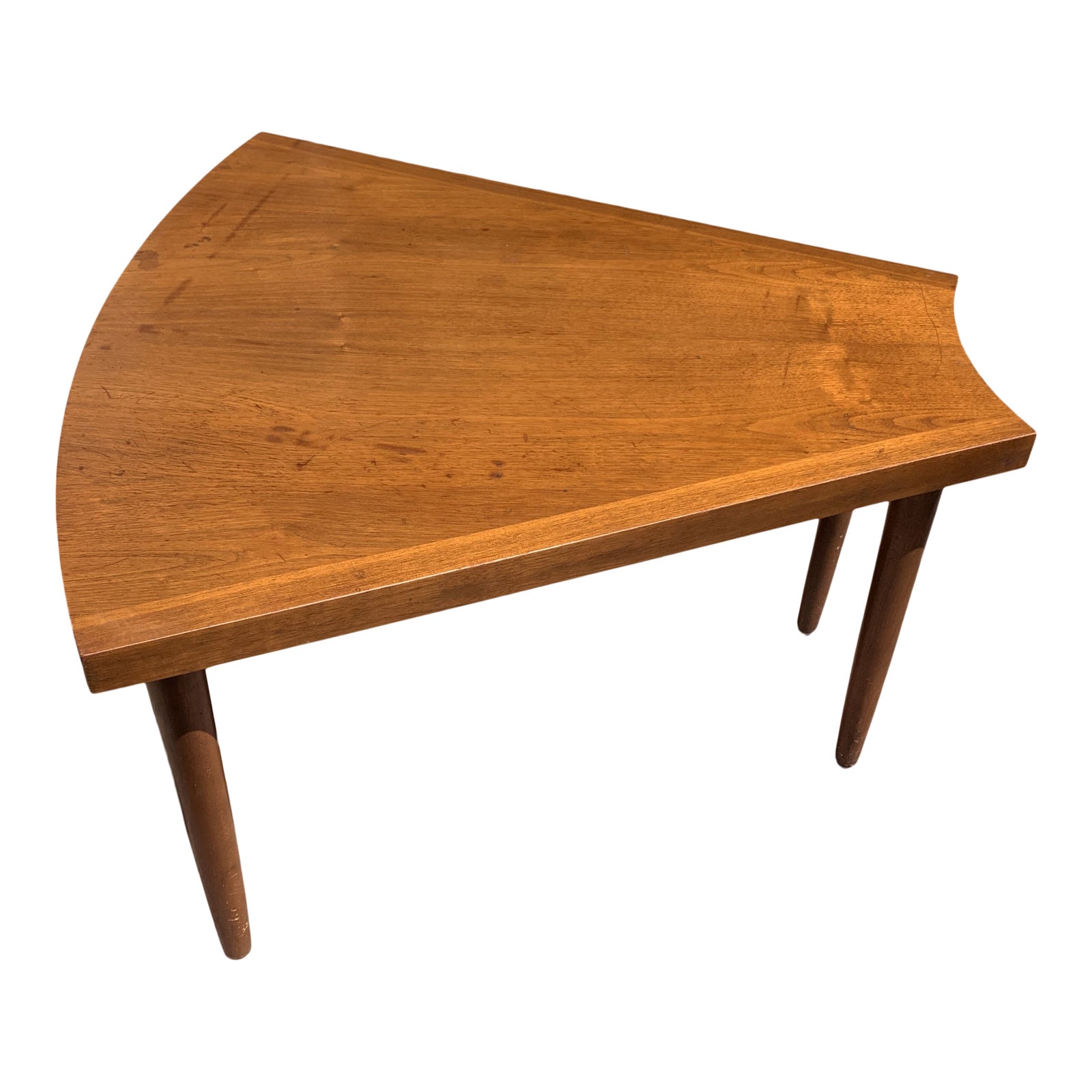 Danish Modern Style Teak Wedge Shaped Coffee Table Chairish