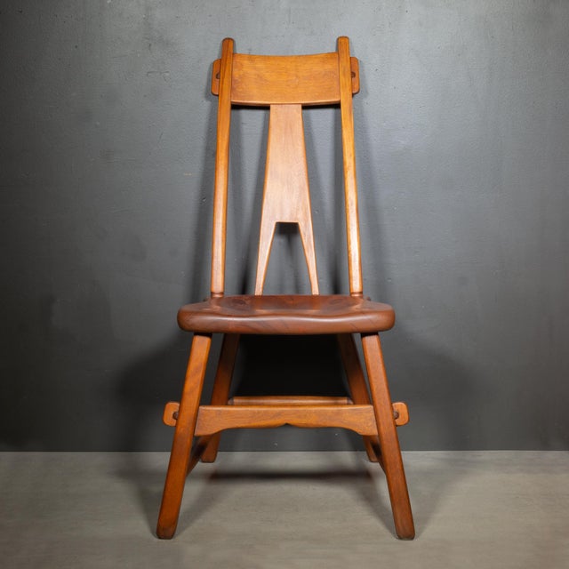 Antique Sikes "Colonist Craft" Solid Hardwood Dining Set c.1930 For Sale - Image 11 of 18