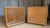 Vintage Faux Bamboo Pair of 2 Nightstands With Herringbone Parquet Rattan Fronts, in the Style of Dixie For Sale - Image 13 of 13