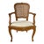 Louis XV Style Cane Arm Chair For Sale