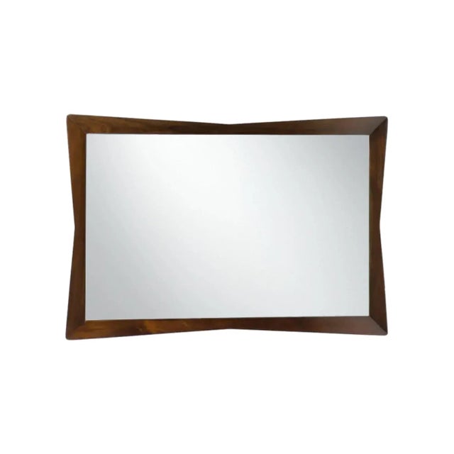 Mid-Century Modern Kent Coffey “Greenbrier” XL Mid-Century Modern Floor Mirror For Sale - Image 3 of 3