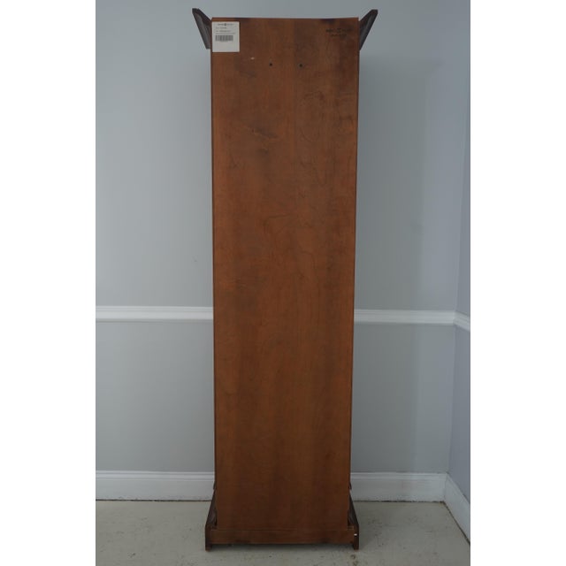 Howard Miller Mission Oak Grandfather Hall Clock For Sale - Image 14 of 18