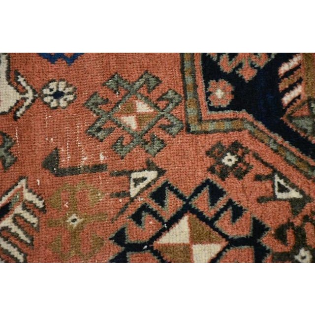 Persian Hand Knotted 9’ X 5’8” Antique Rug For Sale - Image 4 of 10