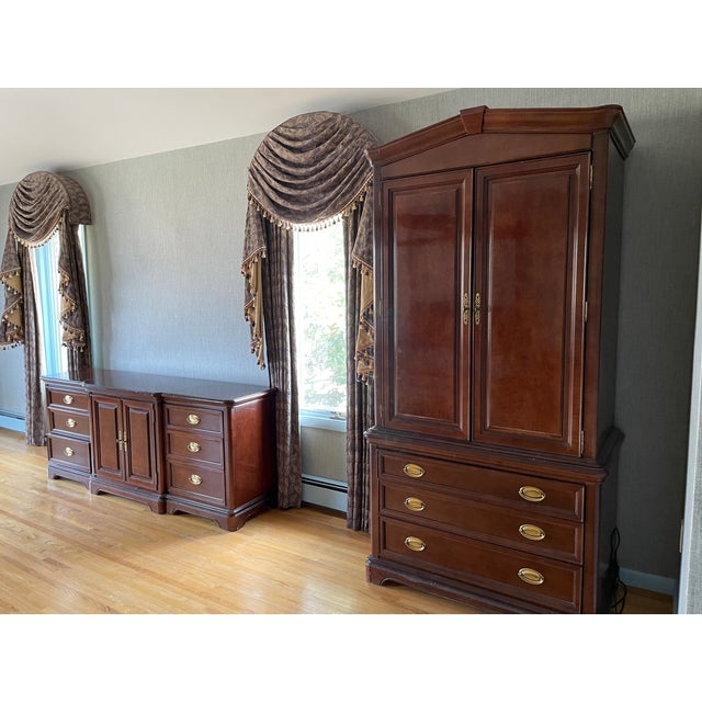 Bernhardt Mahogany Wood Armoire Chairish