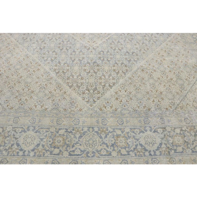 Mid 20th Century Vintage Persian Mahi Tabriz Rug - 09'03 X 12'02 For Sale - Image 5 of 10