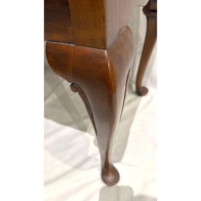 Drexel Queen Anne Style Walnut Lowboy Chest For Sale - Image 11 of 12