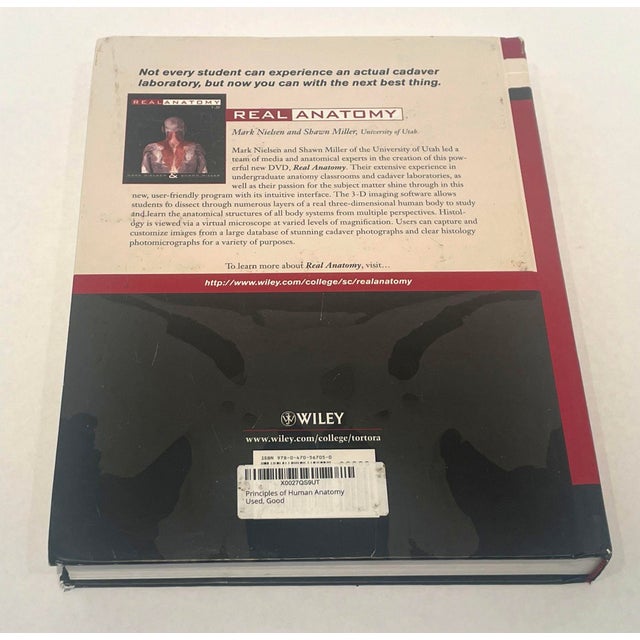 Principles of Human Anatomy by Gerard J. Tortora Mark Nielsen 2012 For Sale - Image 4 of 9