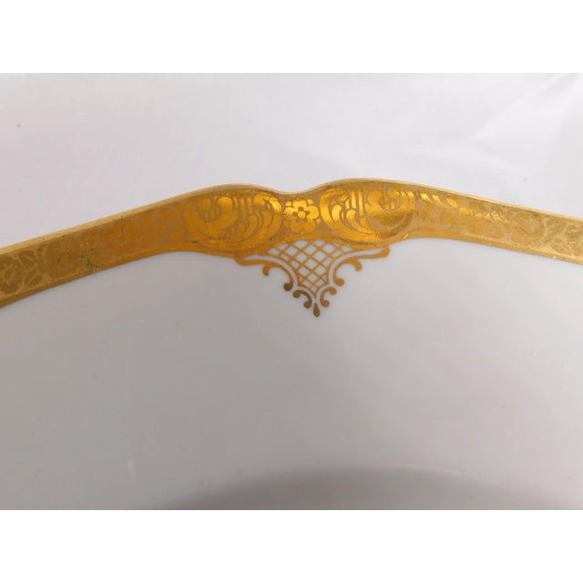 Mid-Century Modern 1930s Heinrich & Co. Dinner Plate in Hc611 For Sale - Image 3 of 6