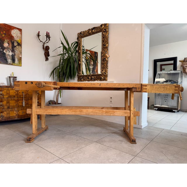 German Workbench in Pine For Sale - Image 10 of 10