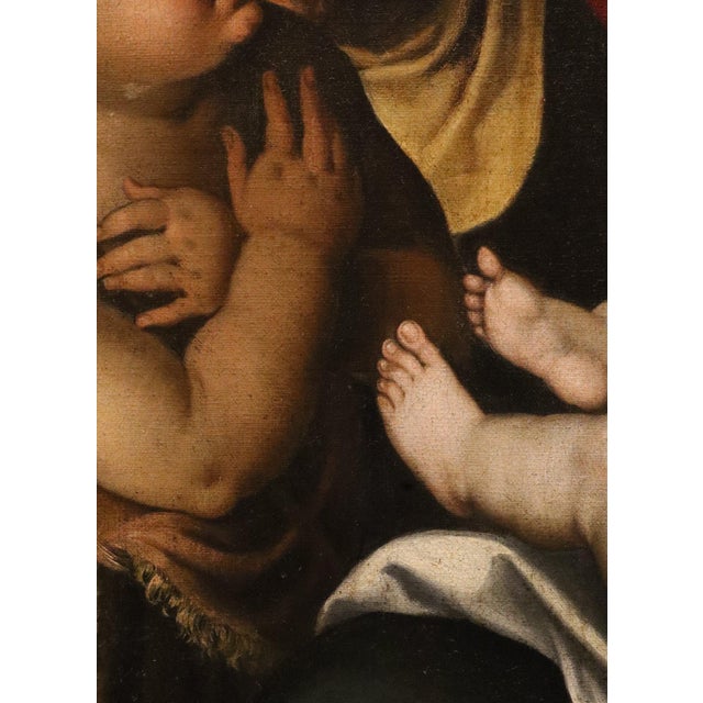 Scipione Pulzone, Madonna and Child, 1590, Oil on Canvas For Sale - Image 11 of 16
