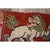 1870s Red Field Snow Lion Medallion Antique Chinese Tibetan Small Wool Rug For Sale - Image 9 of 9