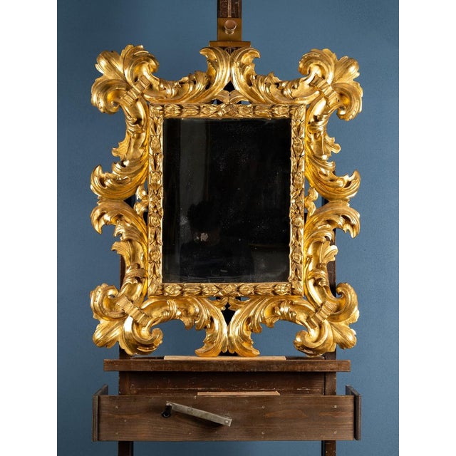 Italian Louis XIV Gold-Gilded Wooden Frame, Early 18th Century For Sale - Image 6 of 6