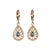 Gold Filigree Evil Eye Earrings, A Pair For Sale In Miami - Image 6 of 6