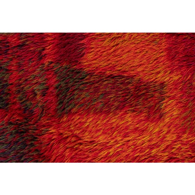 Textile Swedish Rya Rug by Ritva Puotila at Doris Leslie Blau For Sale - Image 7 of 9