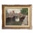 Antique Oil Painting of Stone Bridge in Bruges, Alfred Hazledine, Dated 1897 For Sale