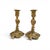 19th Century French Pair of Louis XV Bronze Candle Holders For Sale - Image 4 of 4