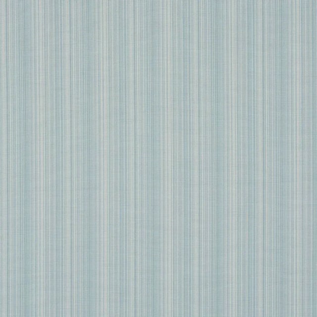 Modern Schumacher X Mark D. Sikes Gracie Solid Strie Fabric In China Blue For Sale - Image 3 of 5
