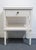 Pottery Barn Clara Lattice Collection Contemporary Modern 21" Nightstand in Sky White Finish For Sale - Image 9 of 13