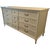 Traditional 68" Finished 9 Drawer Vintage Dresser For Sale - Image 3 of 5