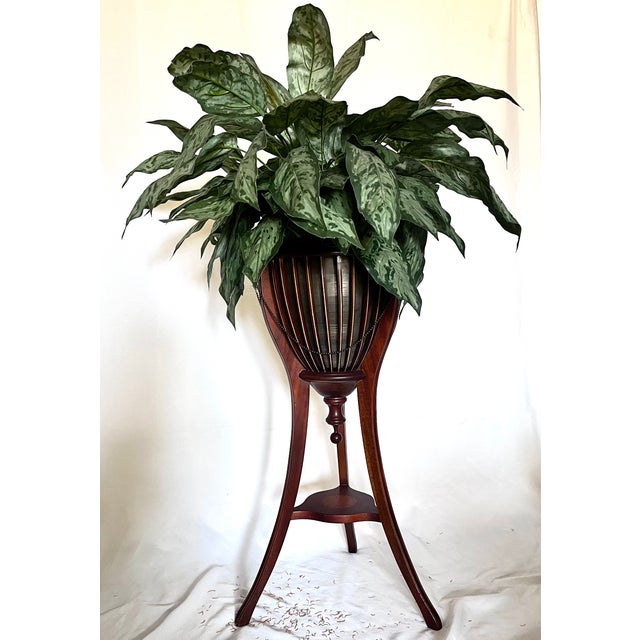 English Vintage English Style Mahogany Jardinieres/ Wine Coolers - A Pair For Sale - Image 3 of 17