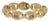 Judith Ripka Tourmaline Bracelet 18k Yellow Gold Fancy Link For Sale
