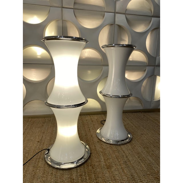 Vintage Table Lamps by Enrico Tronconi for Vistosi, 1960s, Set of 2 For Sale - Image 11 of 13