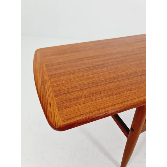Vintage Danish Teak Coffee Table with Drawer from Arrebo Møbelfabrik, 1960s For Sale - Image 10 of 18