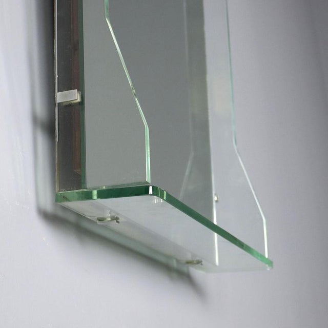 Mid-Century Wall Mirror, 1960s-1970s For Sale - Image 9 of 13