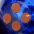 Glass Vintage Murano Rich Sapphire Blue White Flower Murrines Aventurine Flecks Italian Art Glass Bowl For Sale - Image 7 of 7