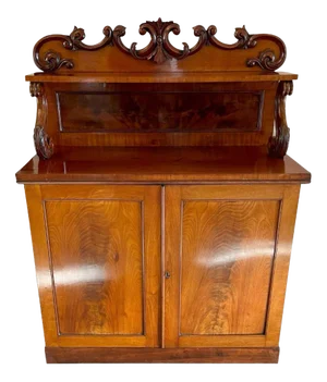 Antique Carved Mahogany Sideboard