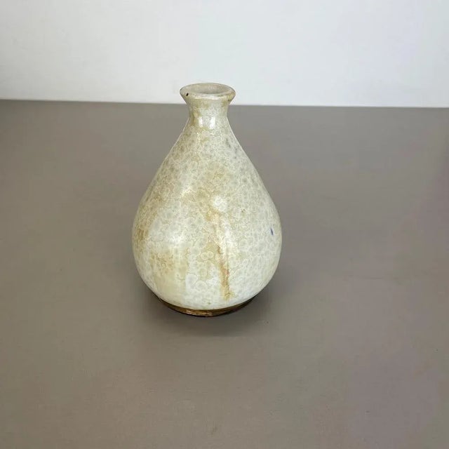 Abstract Ceramic Studio Pottery Vase from Gerhard Liebenthron, Germany, 1970s For Sale - Image 10 of 10