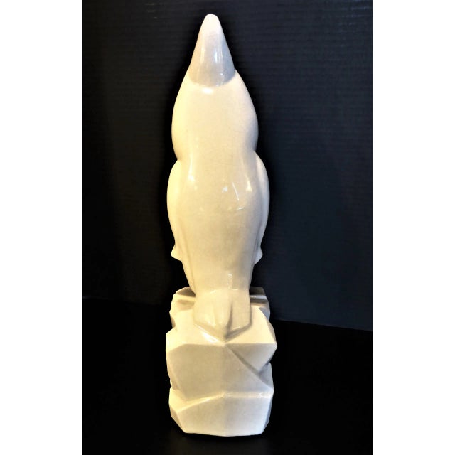 1930's Art Deco Geo Condé Faince Glazed Ceramic Penguin For Sale In Miami - Image 6 of 12