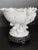 Mid 20th Century Blanc De Chine Porcelain or Ceramic Chinese Lotus Pedestal Bowl With Stand For Sale - Image 12 of 13
