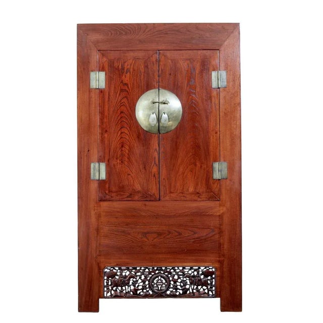 Mid-20th Century Carved Hardwood Cabinet For Sale - Image 9 of 9