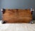 Rustic Blue Painted Cedar Blanket Chest Trunk With Empire C Curved Feet For Sale - Image 17 of 17