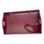Extra Large Burgundy Lucite Serving Tray For Sale