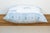 1990s Large 24" White & Blue Jaipur Blockprint Linen Pillow Cover For Sale - Image 5 of 7