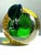 Glass "Rare and Beautiful Color" Murano Mid Century 1950's Art Glass Apple and Pear Bookends For Sale - Image 7 of 11