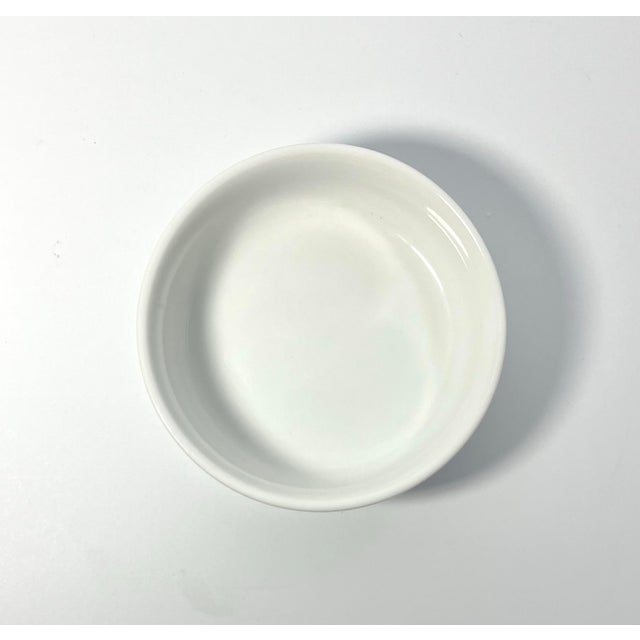 Crate & Barrel 5-Piece White Porcelain Tray & Dipping Sauce Appetizer Bowls For Sale - Image 9 of 10