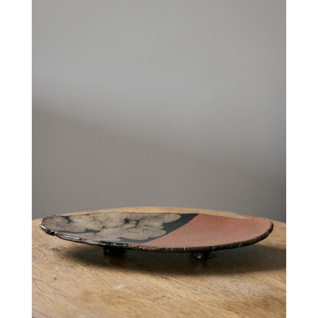 Vintage ceramic decorative tray. This unique tray is the perfect size if you need a table top accessory for a coffee table...