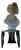 Vintage Robert Moore Cubist Figurative Steele Chair For Sale