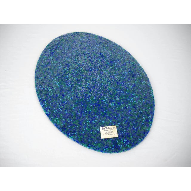 Blue 1960s Blue & Aqua Composite Placemats, S/8 For Sale - Image 8 of 10