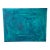1970s Abstract Painting on Cardboard -Abstract Face in Phtalo Green For Sale