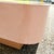 Postmodern Pink Gloss Laminate King Size Waterfall Platform Bed For Sale - Image 11 of 12