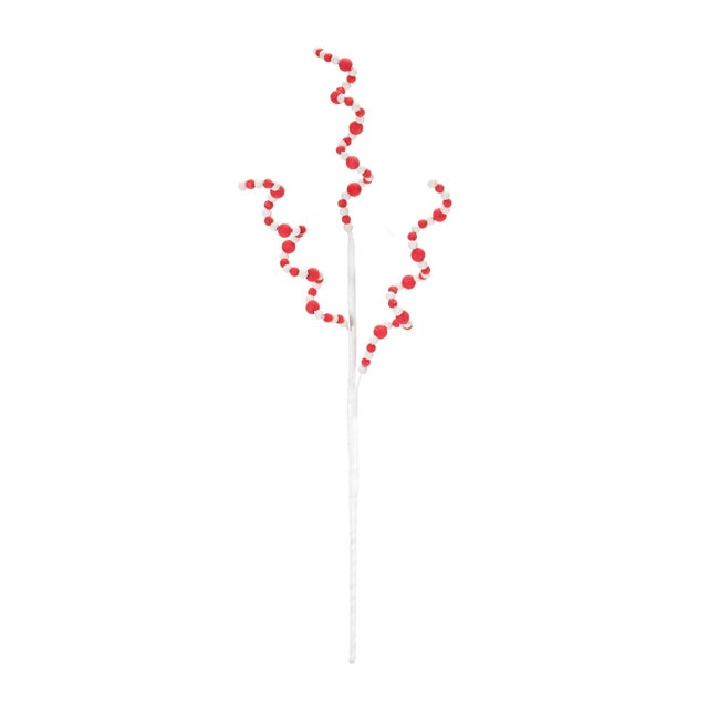 Elevate your holiday decorations with this stunning set of Wood Bead Swirl Sprays. Crafted from durable MDF, these vibrant...